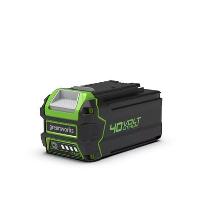 Greenworks G40B4, Batteri, Lithium-Ion (Li-Ion), 4 Ah, 40 V, Greenworks, Sort, Grønn
