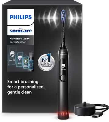 Philips HX3792 Sonicare eltandborste Advanced Clean - svart metallic