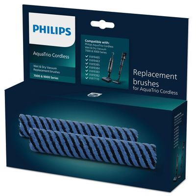 Philips AquaTrio Cordless Accessories XV1793/01 Ersättningsborstar, Set med rullborstar, Skaftdammsugare, Philips, XW9383; XW9384; XW9463; XW9465; ...