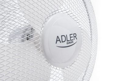 Adler AD 7304, Hvit, Bord, 43,5 dB, 40 cm, 90°, 55 W