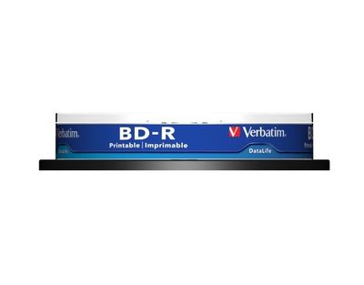 Verbatim DataLife - 10 x BD-R - 25 GB 6x - blekkstråleskrivbar overflate - spindel