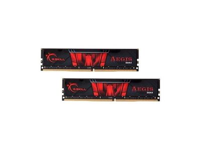 G.Skill AEGIS - DDR4 - sats - 32 GB: 2 x 16 GB - DIMM 288-pin - 3000 MHz / PC4-24000 - CL16 - 1.35 V - ej buffrad - icke ECC
