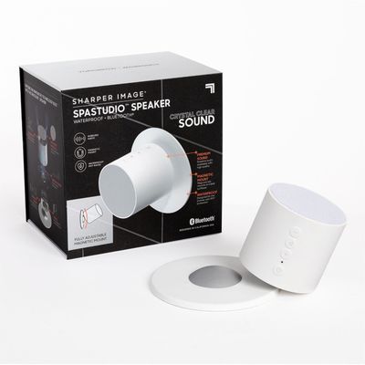 Sharper Image Vanntett Bluetooth-høyttaler for badet med magnetisk montering