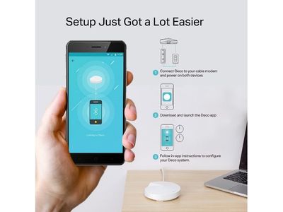 TP-Link Deco M9 Plus - Wi-Fi-system (3 rutere) - inntil 6750 kvadratfot - maske - GigE - 802.11a/b/g/n/ac, Bluetooth 4.2, ZigBee Home Automation 1....