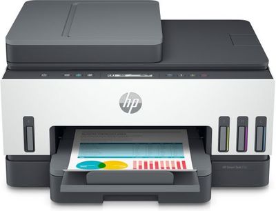 HP Smart Tank 750 All-in-One - Multifunksjonsskriver - farge - ink-jet - påfyllbar - Letter A (216 x 279 mm)/A4 (210 x 297 mm) (original) - A4/Lega...