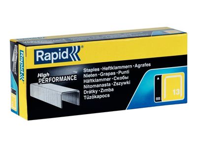 Rapid - Stifter - No. 13 - 4 mm - galvanisert stål - pakke av 5000 - for HANDY R19E; PRO R23E