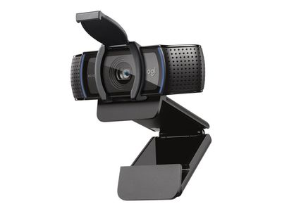 Logitech HD Pro Webcam C920S - Nettkamera - farge - 1920 x 1080 - lyd - USB