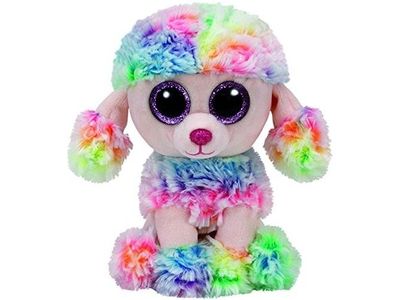 Meteor TY Beanie Boos Poofie - fargerik puddel 15 cm