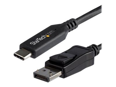 StarTech 6ft/1.8m USB C to DisplayPort 1.4 Cable, 4K/5K/8K USB Type-C to DP 1.4 Alt Mode Video Adapter Converter, HBR3/HDR/DSC, 8K 60Hz DP 1.4 Moni...