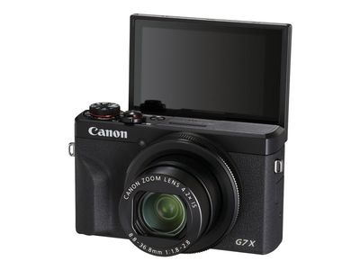Canon PowerShot G7 X Mark III - Digitalkamera - kompakt - 20,1 MP - 4K / 30 fps - 4,2x optisk zoom - Wi-Fi, Bluetooth - sortering