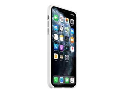 Apple - Beskyttende deksel for mobiltelefon - silikon - hvit - for iPhone 11 Pro Max