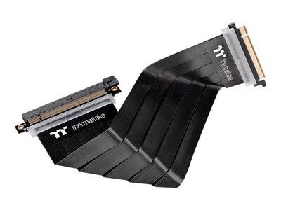 Thermaltake TT Premium PCI-E 3.0 Extender - PCI Express x16-kabel - 164 pin PCI Express (hann) til 164 pin PCI Express (hunn) - 30 cm - svart