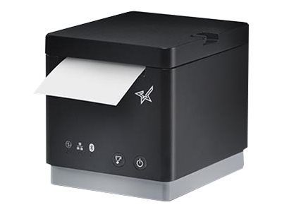 Star mC-Print2 MCP21 LB BK E+U - Kvitteringsskriver - direktetermisk - Rull (5,8 cm) - 203 dpi - inntil 100 mm/sek - USB, LAN, Bluetooth, USB-vert,...