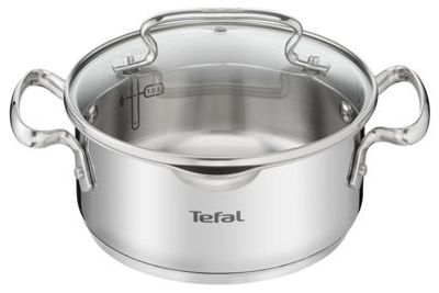 Tefal Duetto+ 18 cm sølvgryte
