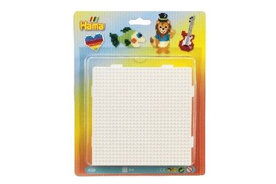 Hama "Square" pegboards for midi påstrykningsperler, 4 x kvadrat (234) - 1 stk (00004581)