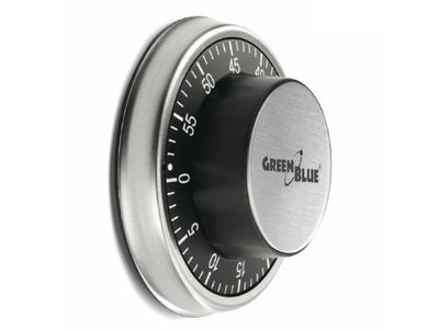 Greenblue 51348, Mekanisk tidsur, Sølv, 60 min, Magnetisk, 9,5 cm, Boks