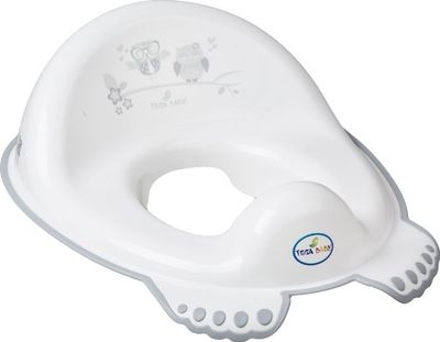 Tega Baby toalettseteinlegg sklisikkert ugle hvit (SO-002-103)