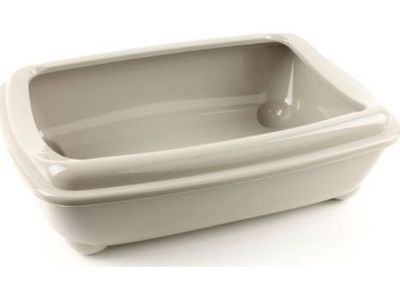 Yarro Oval søppelkasse med ramme stor 50cm beige [Y3611]