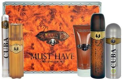 Cuba Gold EDT 100 ml + EDT 35 ml + AS 100 ml + DEO VAPO 200 ml + SG 200 ml (mann)