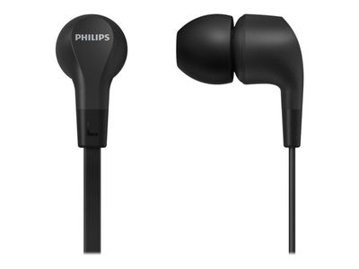 Philips TAE1105BK/00, Langallinen, Musiikki, 20 - 20000 Hz, 14,7 g, Kuulokkeet, Musta