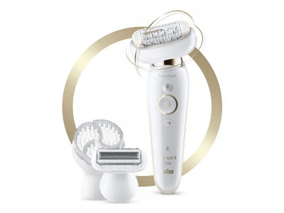 Braun Silk-épil 9 Flex 9-030 3D 40 pincetter Lyserød, Hvid