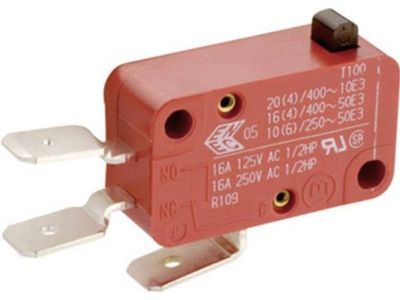 Marquardt 1005.1207 mikrobrytare 1005.1207, 250 V AC, 20 A, 1x På/Av, 1 st
