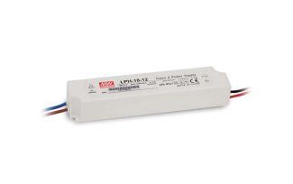 MEAN WELL LPH-18-12, Vit, 180 - 264 V, 47 - 63 hz, 175 g, 30 mm, 22 mm