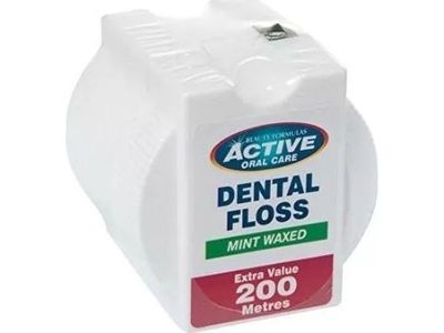 ACTIVE ORAL CARE mynt tandtråd på rulle 200 m
