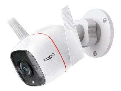 Tapo C310 - Nätverksövervakningskamera - utomhusbruk - dammtät/vattentät - färg (Dag&Natt) - 3 MP - 2304 x 1296 - 2304p - fast lins - ljud - trådlö...