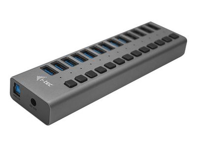 i-Tec USB 3.0 Charging HUB 13 port + Power Adapter 60 W - Hub - 13 x SuperSpeed USB 3.0 - stasjonær