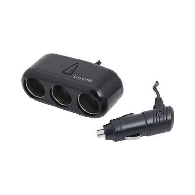LogiLink PA0038, Automatisk, Innendørs, Utendørs, AC, Cigartenner/lighter, USB, 5 A, Sort