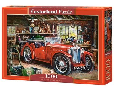 Castorland Vintage Garage 1000 pcs, 1000 styck, Fordon, 9 År