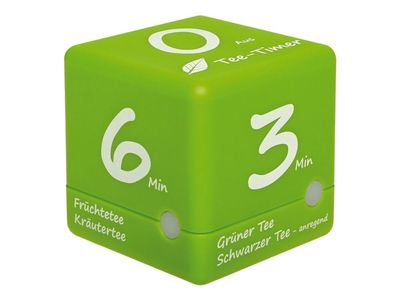 TFA Cube Timer - Kjøkkentidtaker trådløs - lys grønn