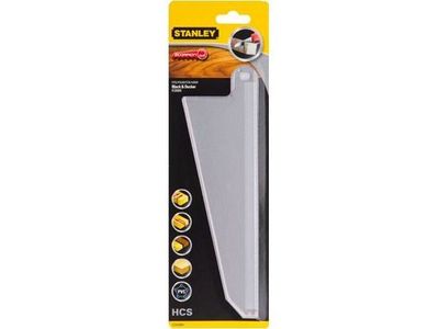 Stanley STA29961-XJ, Sabelsagblad, Løvtre, Mykt tre, Tre, High Carbon Steel (HCS), Sort, Grå, 20 cm, 1 stykker