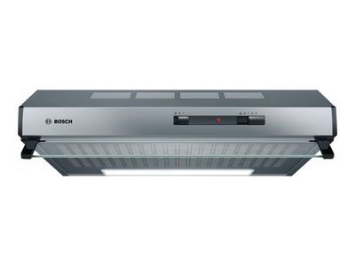 Bosch Serie | 2 DUL62FA51 - Panser - standard - bredde: 60 cm - dybde: 52.5 cm - ekstraksjon og resirkulasjon (-) - med intern motor - rustfritt stål