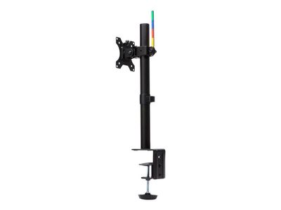 Kensington SmartFit Ergo Single Monitor Arm - Monteringssett - justerbar arm - for Skjerm - svart - skjermstørrelse: inntil 34" - skrivebord, C-kle...