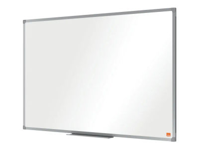Nobo Basic - Whiteboard - veggmonterbar - 900 x 600 mm - stål - magnetisk - hvit - sølvramme