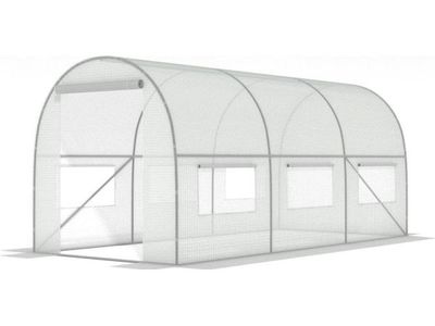 Funfit Drivhus 400 cm x 200 cm x 250 cm