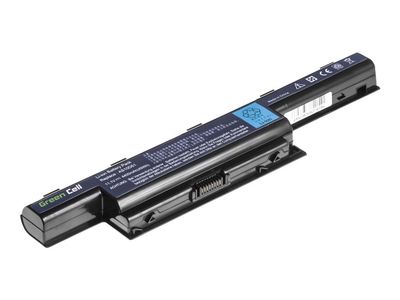 Green Cell - Batteri til bærbar PC (tilsvarer: Acer AS10D31, Acer AS10D41, Acer AS10D51) - litiumion - 6-cellers - 4400 mAh - svart - for Acer Aspi...