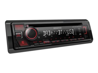 Kenwood KDC-BT450DAB - Vogn - CD-mottaker - i instrumentbordet - Enkelt-DIN - 50 watt x 4