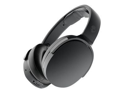 Skullcandy HESH Evo - Hörlurar med mikrofon - fullstorlek - Bluetooth - trådlös, kabelansluten - ljudisolerande - äkta svart