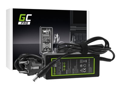 Green Cell PRO - Strømadapter - AC - 60 watt - svart - for Samsung ATIV Book 2; R519; R719; RV510; Series 3