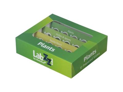 Ferdigprodusert lysbildesett Levenhuk LabZZ P12 Plants