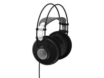AKG K612 PRO, Koblet med ledninger (ikke trådløs), 12 - 39500 Hz, Musikk, 238 g, Hodetelefoner, Sort