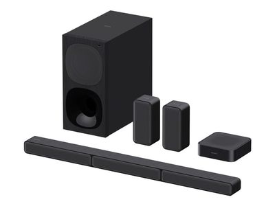 Sony HT-S40R - Soundbar - för hemmabio - 5.1-kanals - trådlös - Bluetooth - 600 Watt (Total)