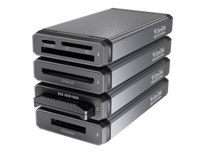 SanDisk Professional PRO-READER - Kortleser (SD, microSD, CF) - USB-C 3.2 Gen 1