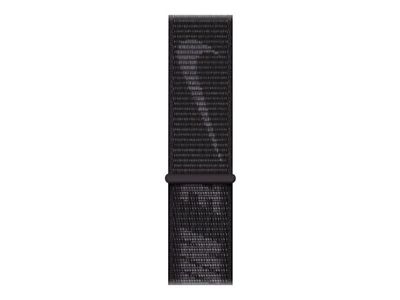 Apple Nike - Sløyfe for smart armbåndsur - Normal størrelse - svart - for Watch Hermès Series 9, SE 3, Series 10, Series 11, Series 8, Series 9, Ul...