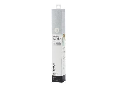 Cricut Smart Iron-On - Håndverksmateriale - 33 cm x 2.7 m - sølv - vinyl