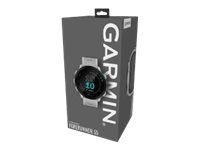 Garmin Forerunner 55 - Hvit - sportsur med bånd - silikon - hvit - display 1.04" - Bluetooth, ANT+ - 37 g