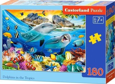 Puslespill 180 delfiner i tropene b-018468